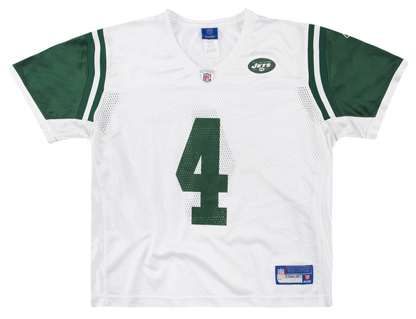 2008 NEW YORK JETS FAVRE #4 REEBOK ON FIELD JERSEY (HOME) Y