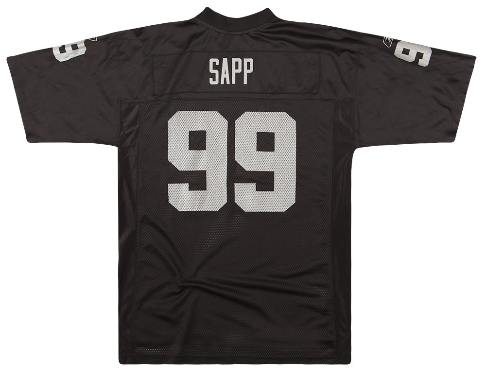 NFL Reebok Vintage Oakland Raiders Warren Sapp Jersey XL