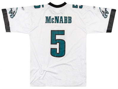 2001 PHILADELPHIA EAGLES McNABB #5 REEBOK JERSEY (AWAY) L