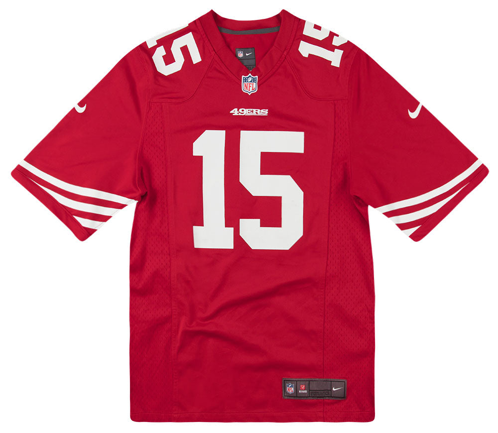 2012-14 SAN FRANCISCO 49ERS CRABTREE #15 NIKE GAME JERSEY (HOME) M