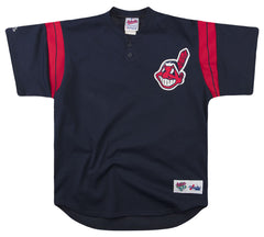 2000-01 CLEVELAND INDIANS MAJESTIC JERSEY (HOME) XL - Classic American  Sports