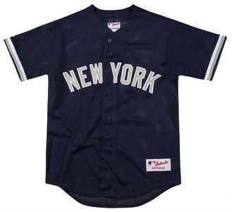2000's NEW YORK YANKEES AUTHENTIC MAJESTIC PRACTICE JERSEY XL