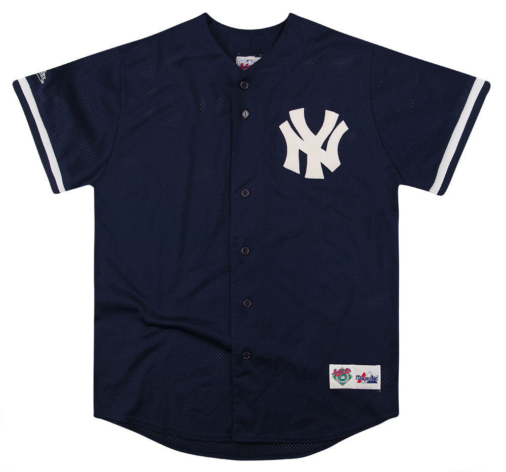 2003-04 NEW YORK YANKEES AUTHENTIC MAJESTIC PRACTICE JERSEY L