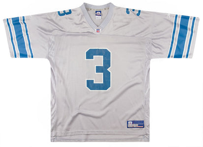 2002-04 DETROIT LIONS HARRINGTON #3 REEBOK ON FIELD JERSEY (ALTERNATE) -  Classic American Sports