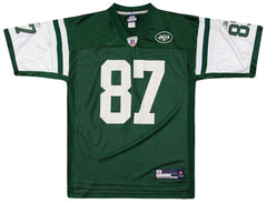 2005-06 NEW YORK JETS COLES #87 REEBOK ON FIELD JERSEY (AWAY) Y