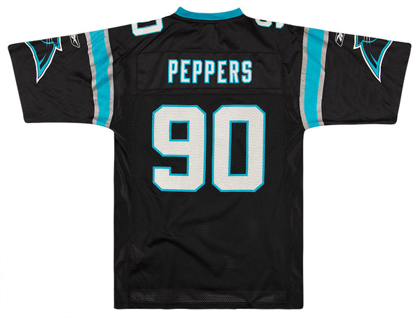 Reebok Carolina Panthers #90 Julius Peppers White Jersey, Youth Large  (14-16)