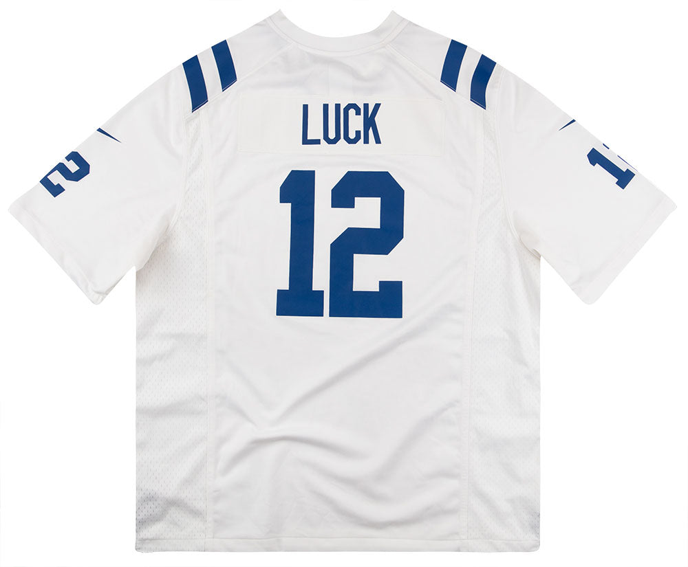 2012-16 INDIANAPOLIS COLTS LUCK #12 NIKE GAME JERSEY (AWAY) XL