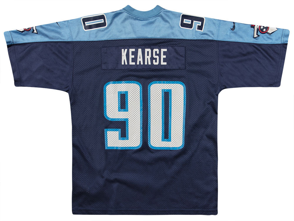 1999-00 TENNESSEE TITANS KEARSE #90 NIKE JERSEY (HOME) Y