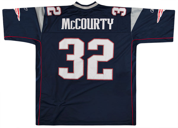 2010-11 NEW ENGLAND PATRIOTS McCOURTY #32 REEBOK PREMIER JERSEY (HOME) -  Classic American Sports