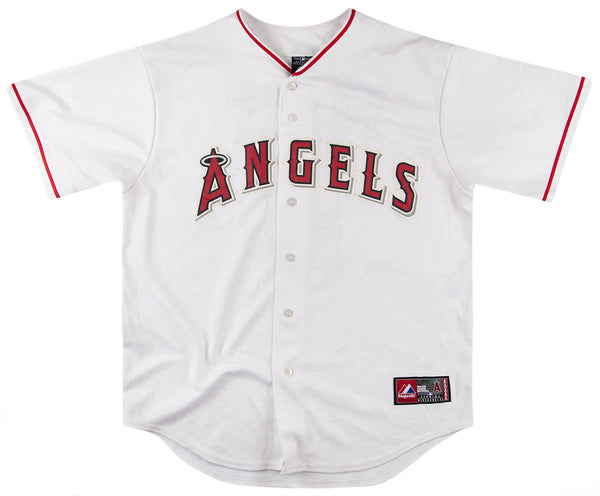 Albert Pujols Angels #5 Red Majestic Alternate Youth Jersey Medium 10-12