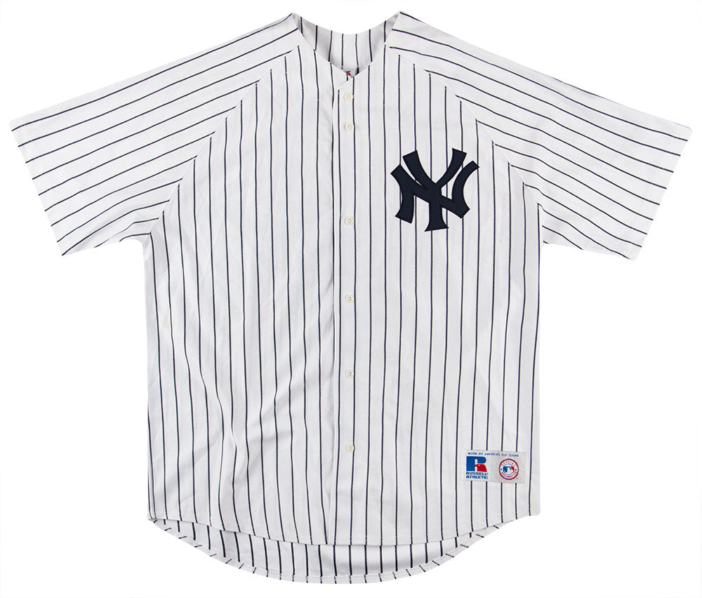 New York Yankees #7 Gray Road Russell Game Authentic Jersey Men 48 Old  Timers +2
