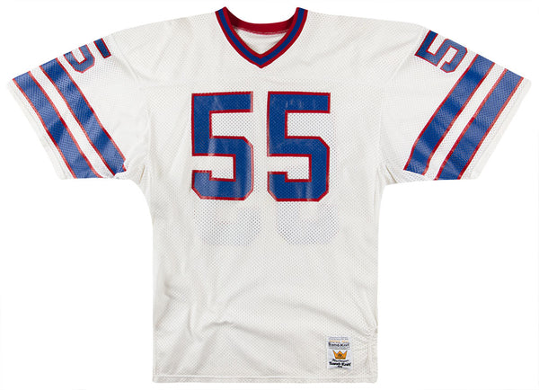 1980-85 BUFFALO BILLS HASLETT #55 MACGREGOR SAND-KNIT JERSEY (AWAY