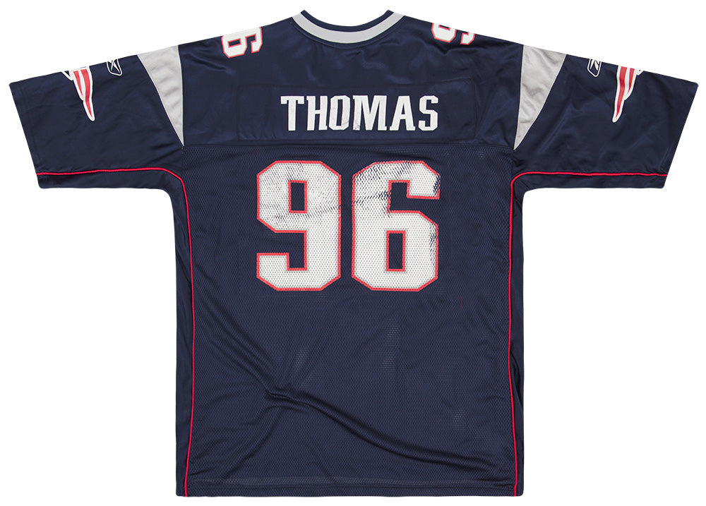 Vintage Reebok New England Patriots Adalius Thomas #96 NFL Jersey