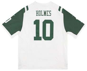 2012-13 NEW YORK JETS HOLMES #10 NIKE GAME JERSEY (AWAY) S