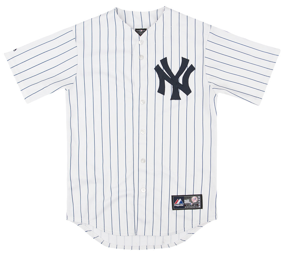 MLB New York Yankees Jersey Blue Majestic Vintage Baseball 