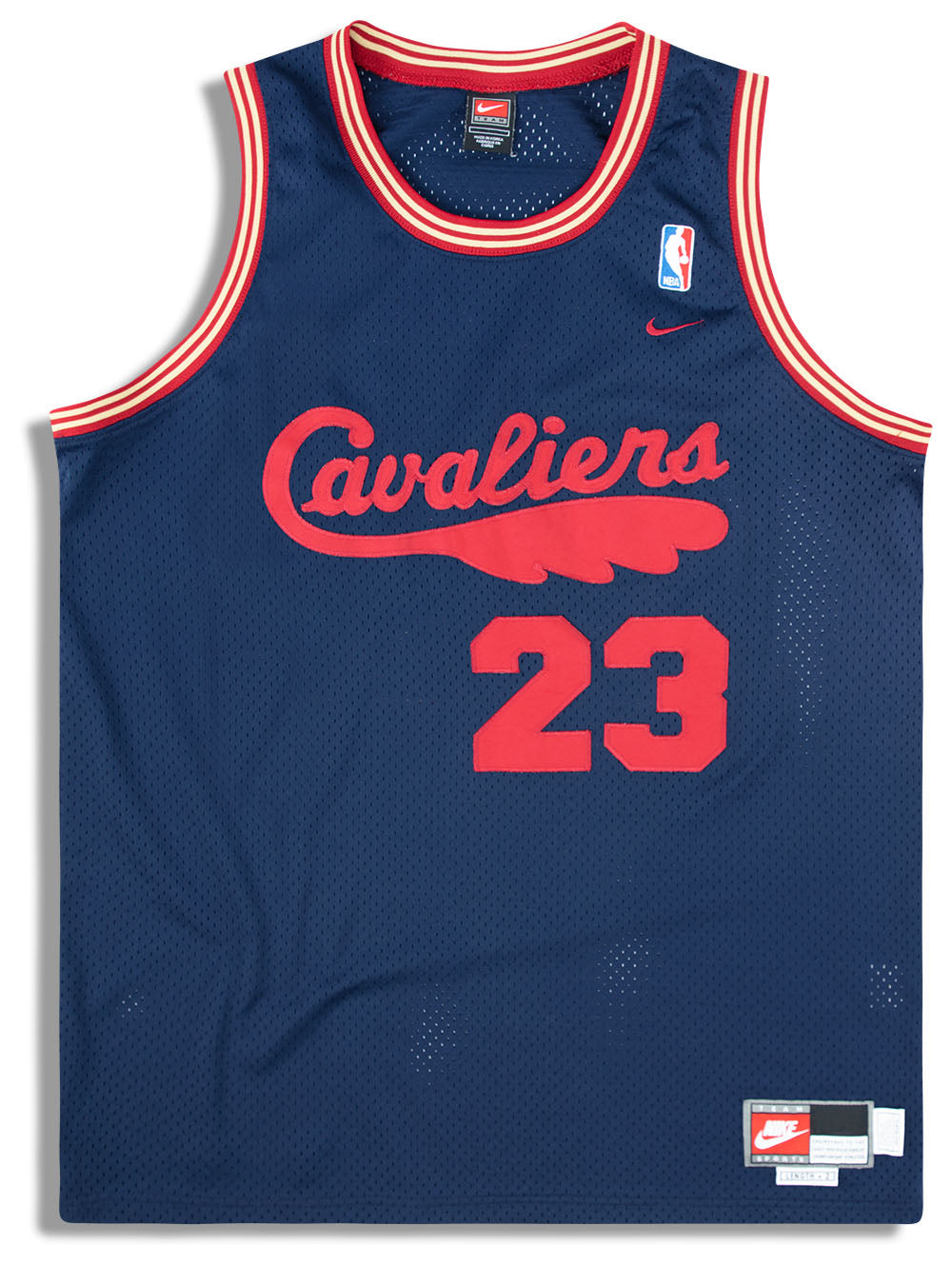 Vintage Cleveland Cavaliers Cavs Lebron James White Nike Jersey XXL (+2  Length)