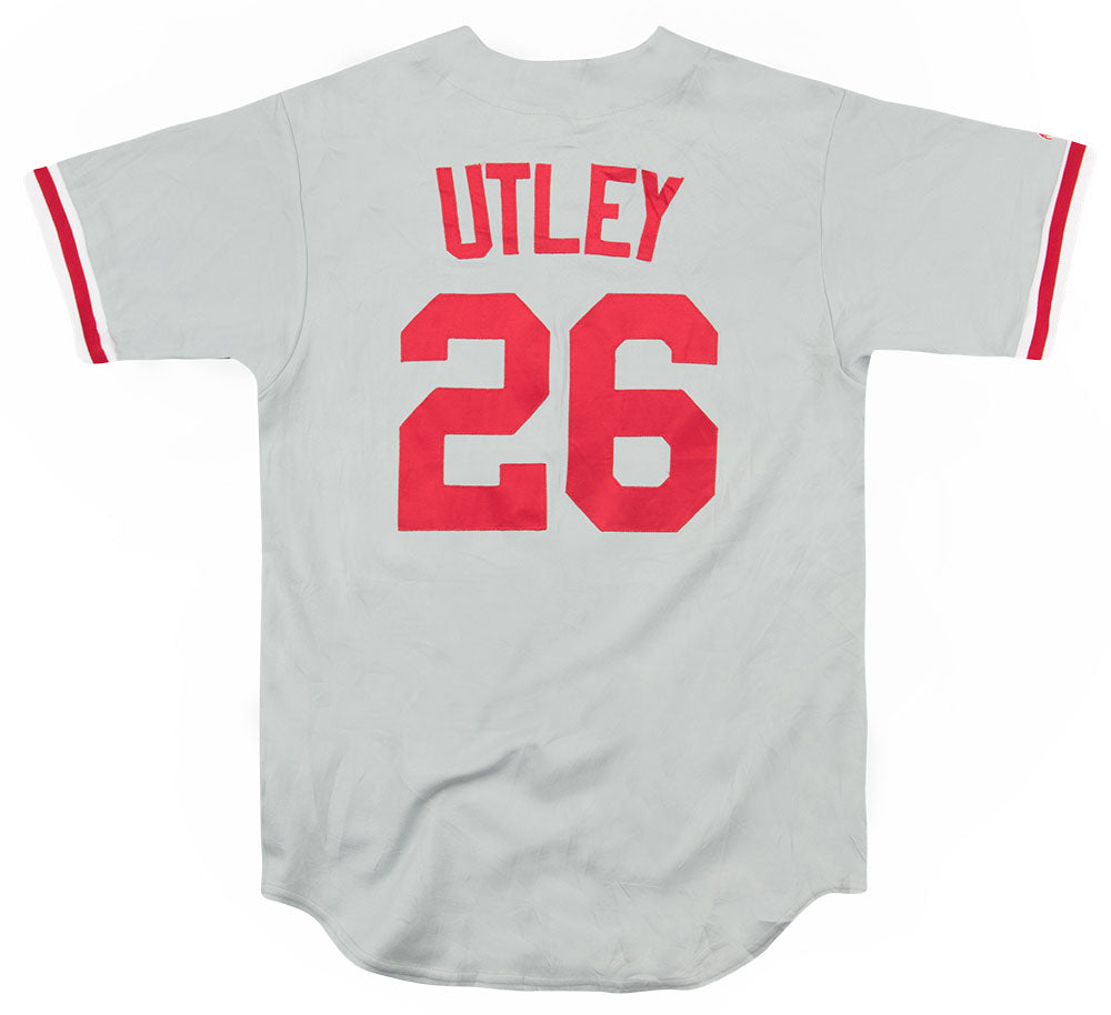2008 Chase Utley Phillies National League Majestic MLB All Star