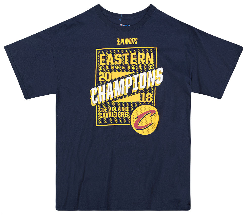 2018 CLEVELAND CAVALIERS EASTERN CONFERENCE CHAMPIONS TEE XL