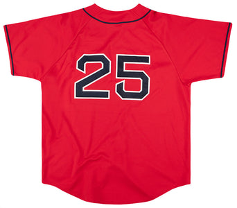2006-08 BOSTON RED SOX LOWELL #25 MAJESTIC JERSEY (ALTERNATE) XL