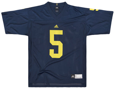 2014-16 MICHIGAN WOLVERINES PEPPERS #5 ADIDAS JERSEY (HOME) L