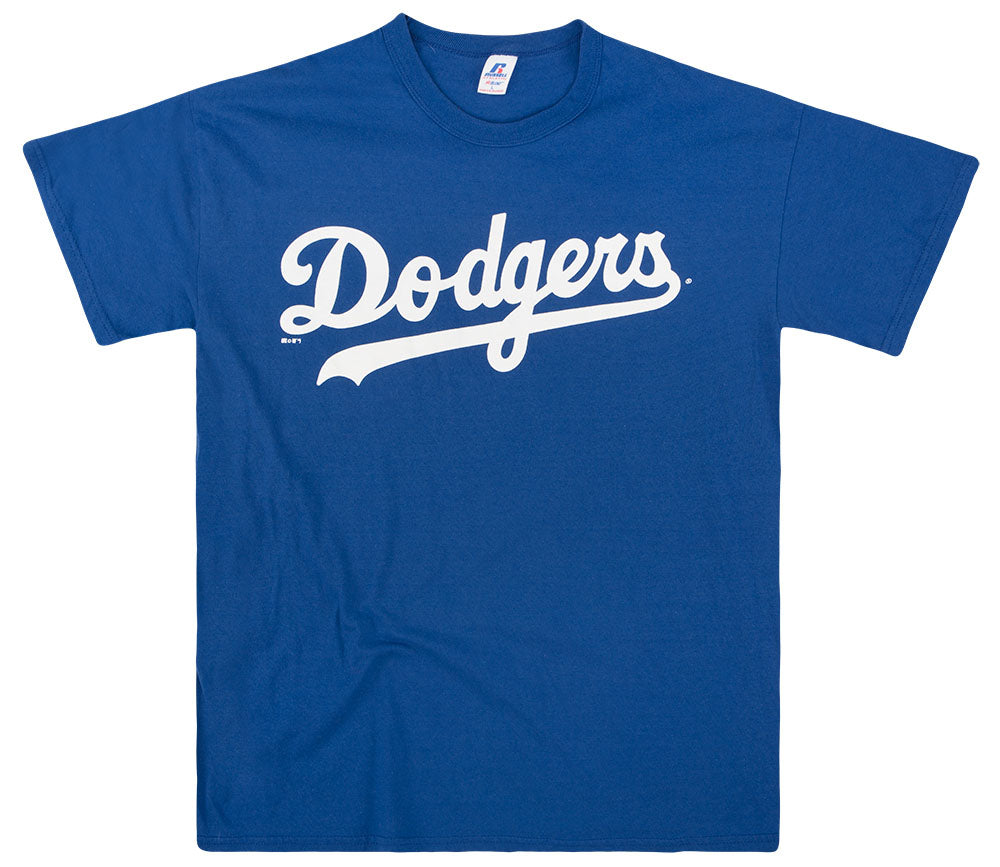 2000's LA DODGERS RUSSELL ATHLETIC TEE L