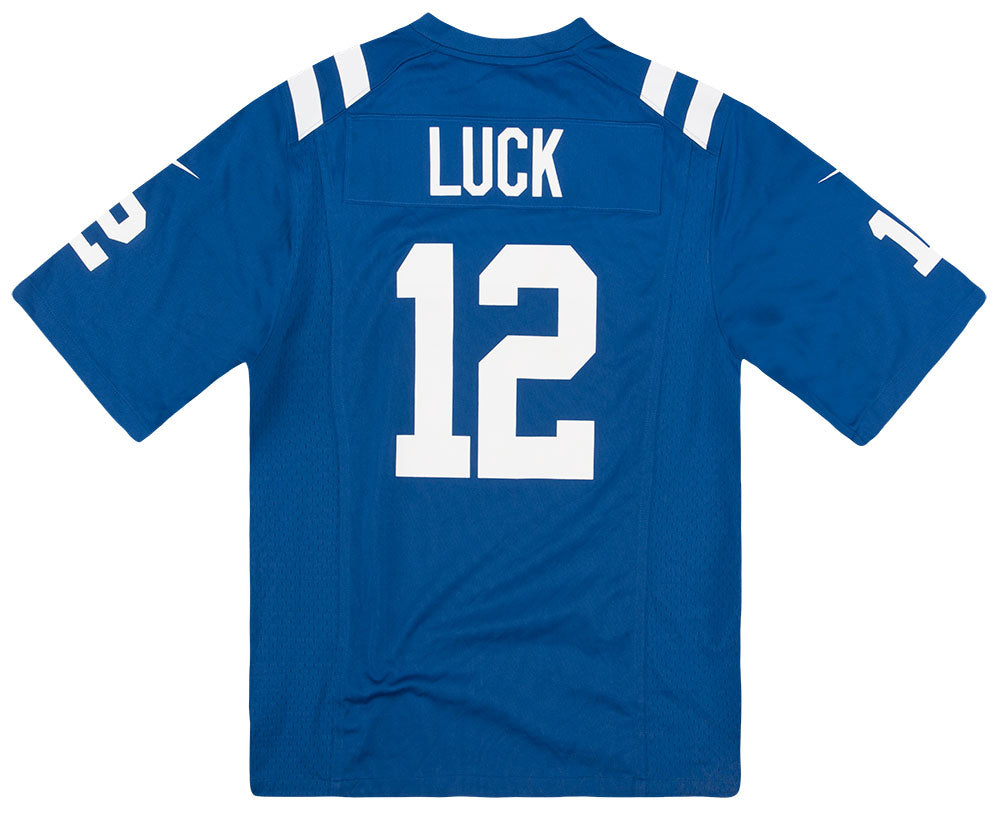 2012-16 INDIANAPOLIS COLTS LUCK #12 NIKE GAME JERSEY (HOME) S