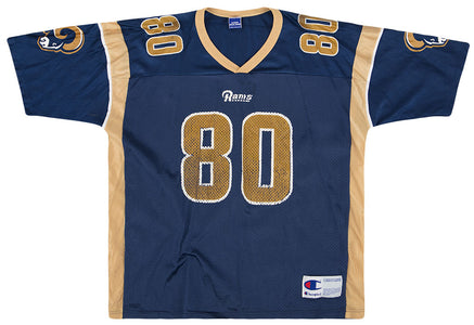 2000 ST. LOUIS RAMS BRUCE #80 CHAMPION JERSEY (HOME) XL