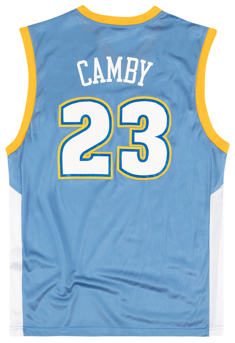 2006-08 DENVER NUGGETS CAMBY #23 ADIDAS JERSEY (AWAY) L