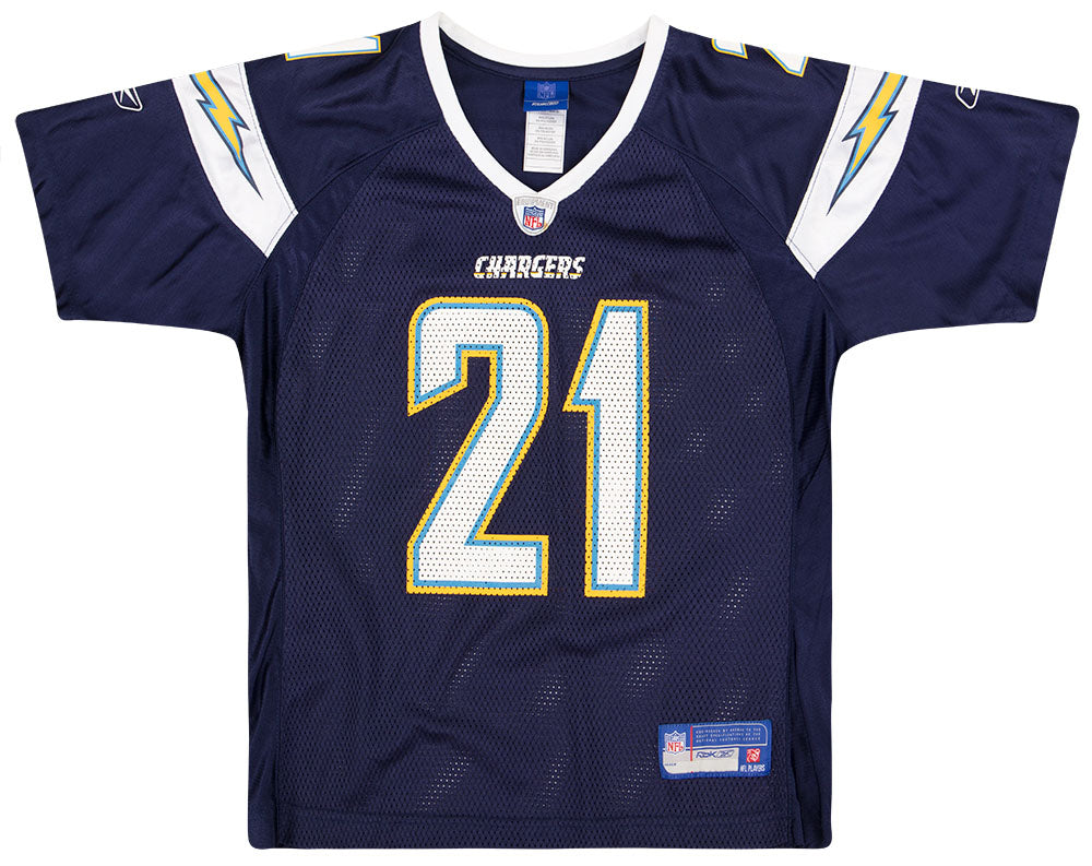 2007 SAN DIEGO CHARGERS TOMLINSON #21 REEBOK ON FIELD JERSEY (HOME) WOMENS (M)