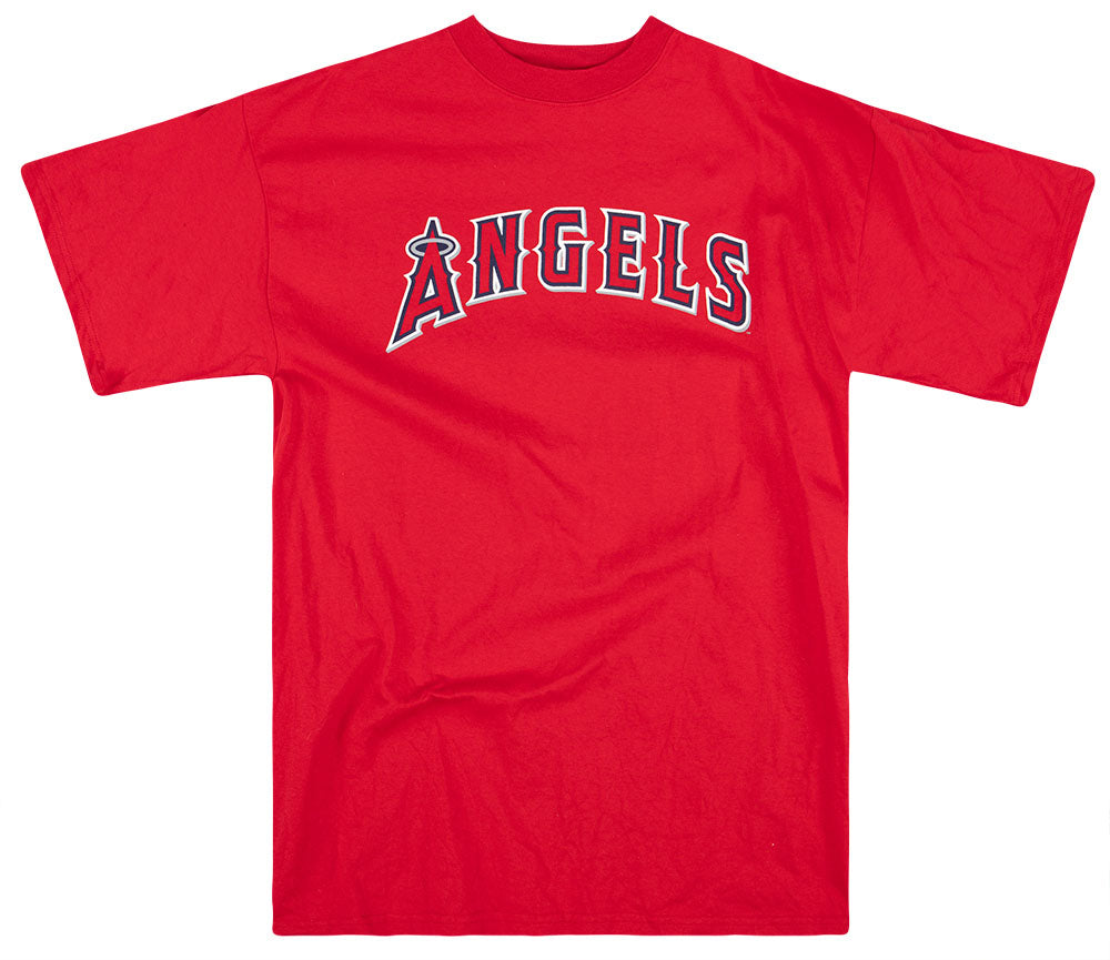 2005-10 LA ANGELS SHIELDS #62 MAJESTIC TEE XL
