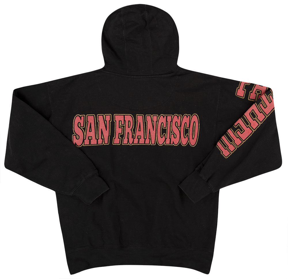 1990's SAN FRANCISCO 49ERS HOODED SWEAT TOP L