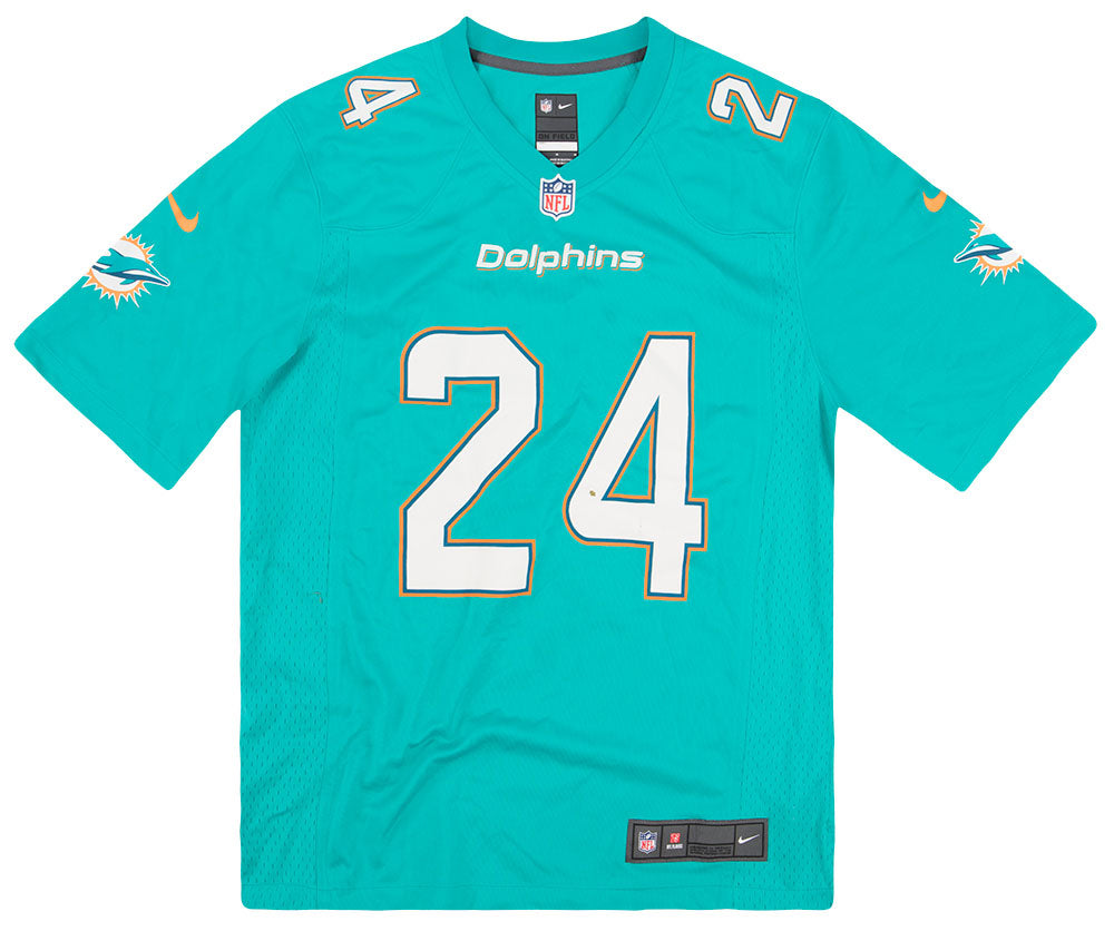 2017 MIAMI DOLPHINS McCORMICK #24 NIKE GAME JERSEY (HOME) M - *AS NEW*