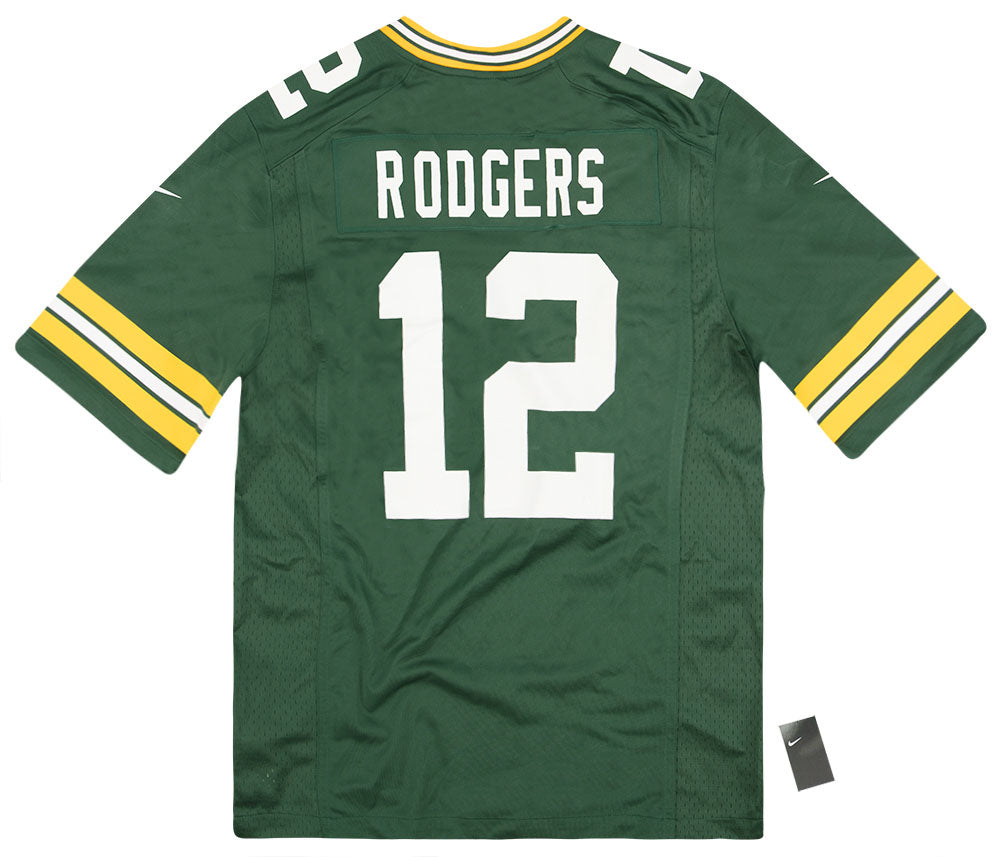 2018 GREEN BAY PACKERS RODGERS #12 NIKE GAME JERSEY (HOME) XL - W/TAGS