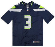 2018-19 SEATTLE SEAHAWKS WILSON #3 NIKE GAME JERSEY (HOME) L - *AS NEW*