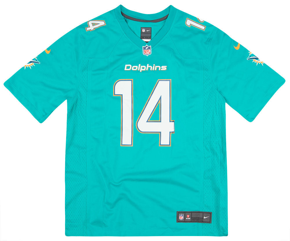 2014-17 MIAMI DOLPHINS LANDRY #14 NIKE GAME JERSEY (HOME) L - *AS NEW*