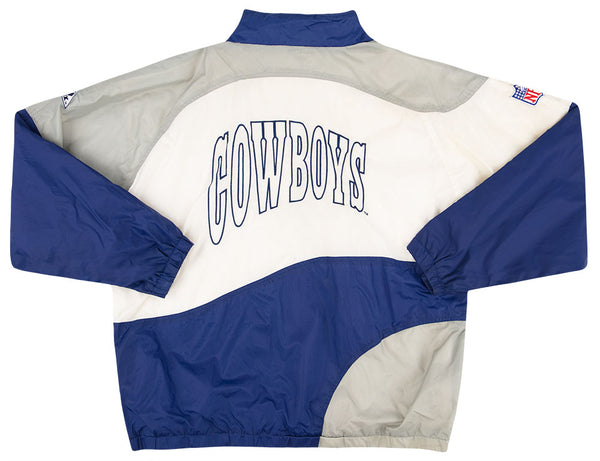 Vintage Dallas Cowboys Apex One Windbreaker Jacket Full Zip Youth Small?  90s NFL