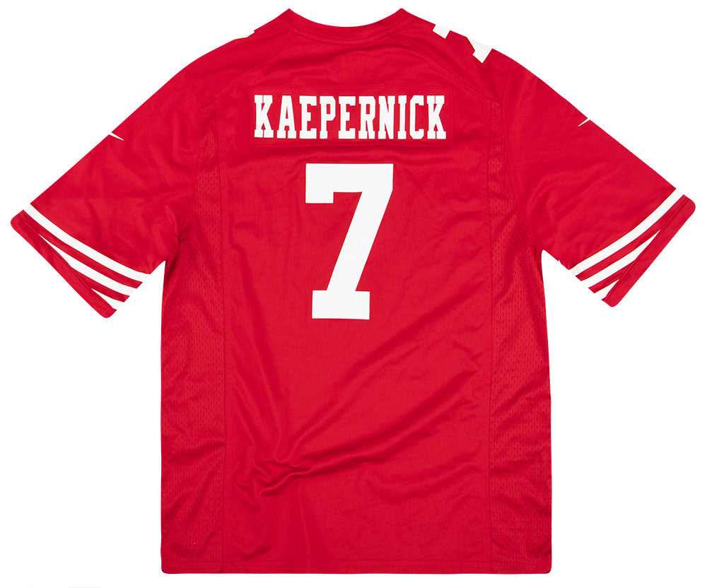 2012-16 SAN FRANCISCO 49ERS KAEPERNICK #7 NIKE GAME JERSEY (HOME) XL