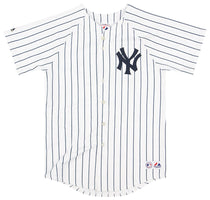 Blank NY Yankees Throwback Jersey, Plain Vintage V Neck