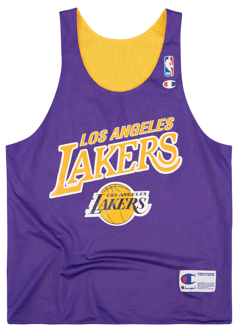 Vintage Champion NBA Los Angeles Lakers Jacket 1990-2000s Size Large