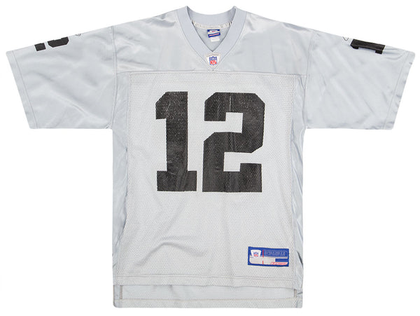 2002-04 OAKLAND RAIDERS GANNON #12 REEBOK ON FIELD JERSEY