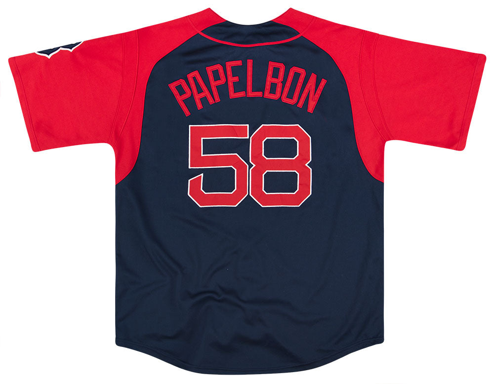 Jonathan Papelbon Boston Red Sox T Shirt Adult S Red MLB Baseball