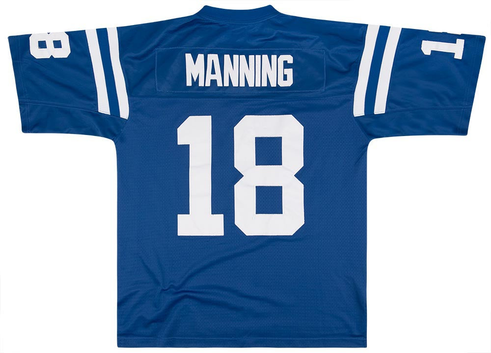 2005-06 INDIANAPOLIS COLTS MANNING #18 REEBOK PREMIER JERSEY (HOME) XL