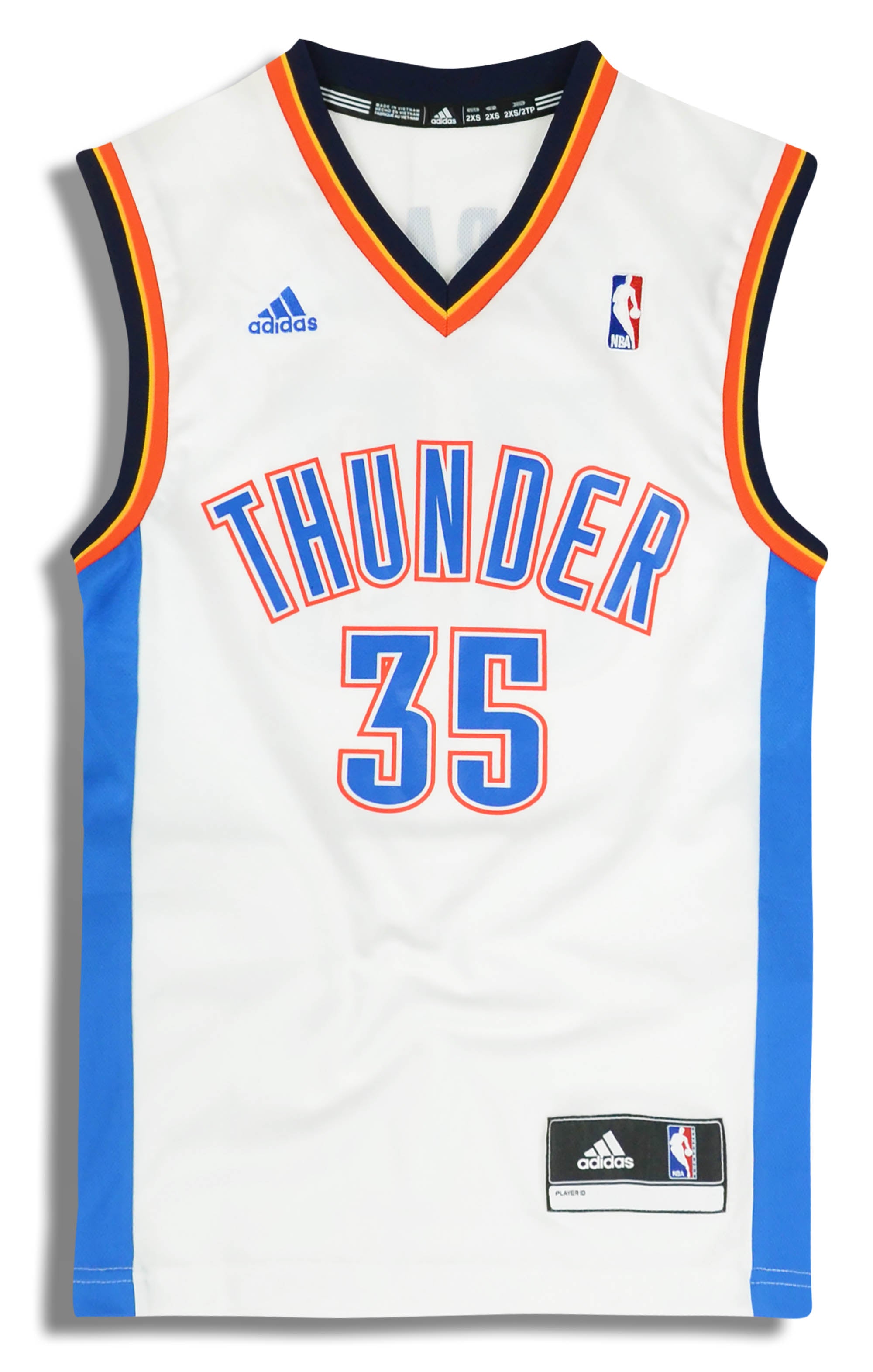 Adidas NBA Mens Oklahoma City Thunder Kevin Durant #35 Alternate Swingman  Jersey 