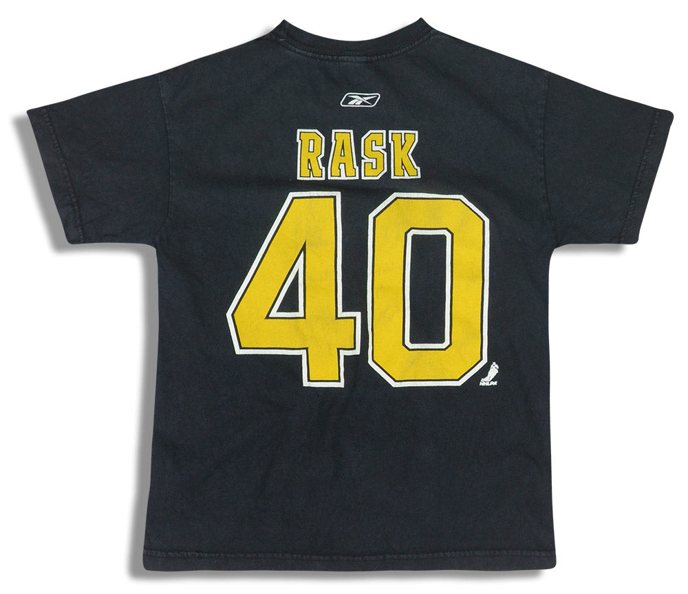 2008-15 BOSTON BRUINS RASK #40 REEBOK GRAPHIC TEE Y