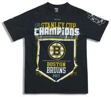 2011 BOSTON BRUINS STANLEY CUP CHAMPIONS REEBOK GRAPHIC TEE XL