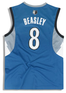 2010-12 MINNESOTA TIMBERWOLVES BEASLEY #8 ADIDAS JERSEY (AWAY) M