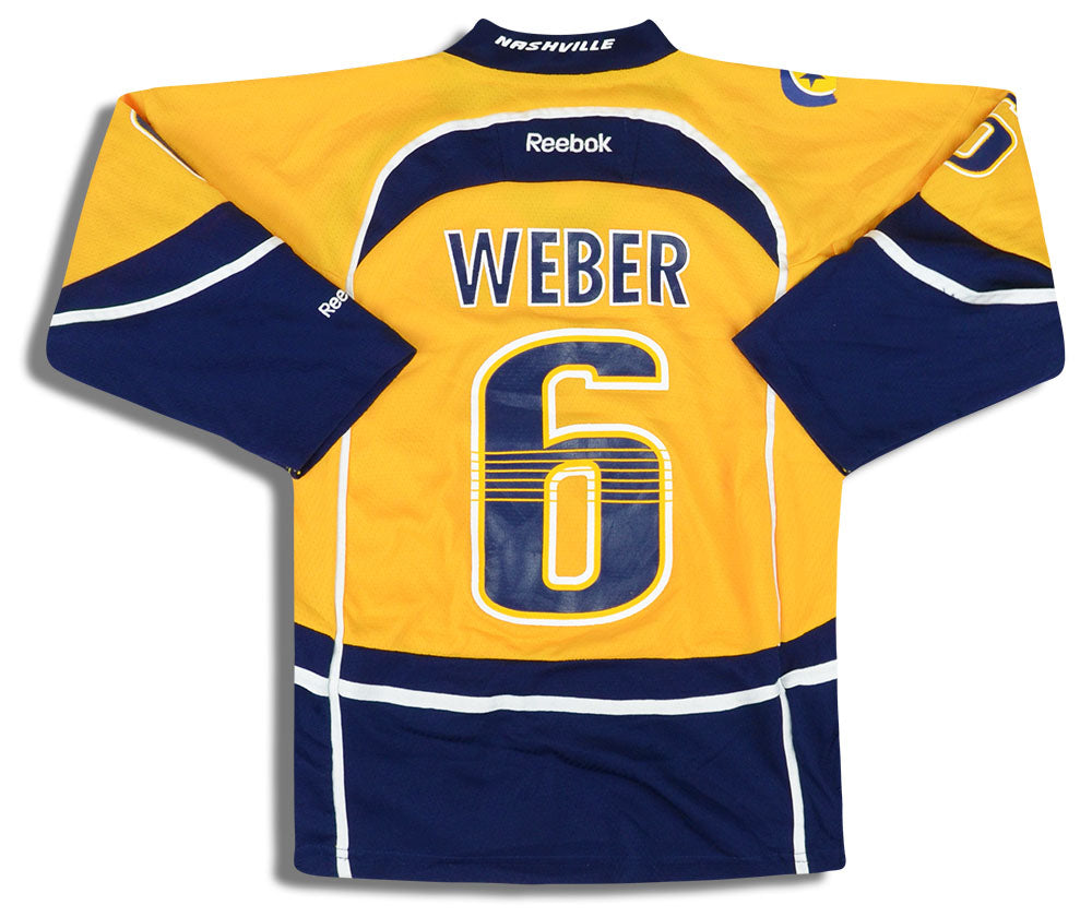 Shea Weber Nashville Predators Reebok Authentic Away Jersey (White)