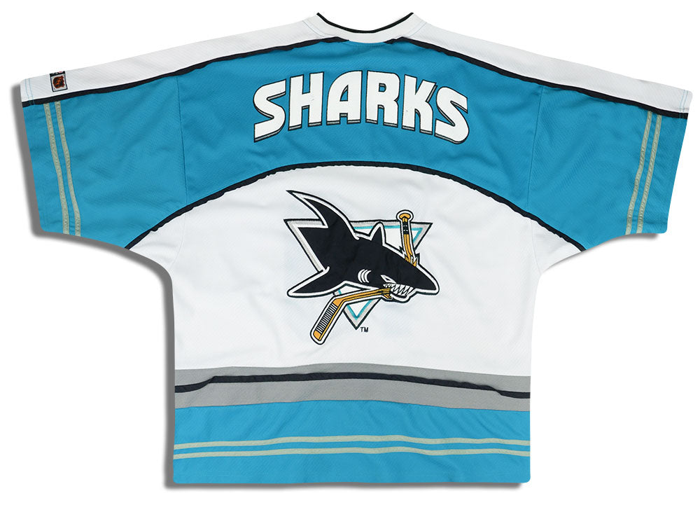 San Jose Sharks Blank CCM NHL Hockey Jersey USA Vintage Sz M Reebok –  Rare_Wear_Attire