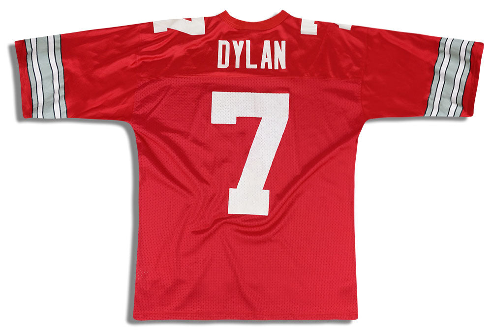 1996-99 OHIO STATE BUCKEYES DYLAN #7 NIKE JERSEY (HOME) M
