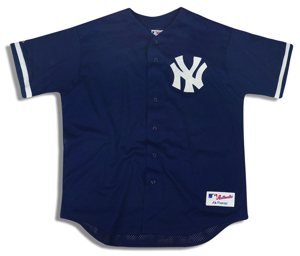 2005-08 NEW YORK YANKEES AUTHENTIC MAJESTIC PRACTICE JERSEY XL - Classic  American Sports